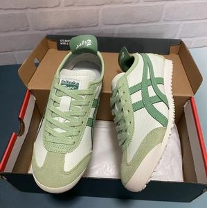 beautiful Onitsuka Tiger Mexico 66 (Women's) tan/mint green Sz US 6 EU37